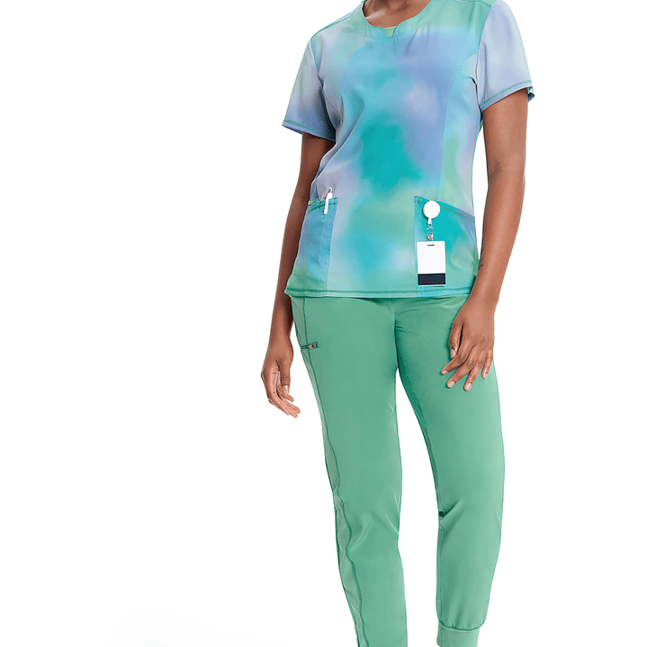 Top Diseño Mujer con Cuello Redondo CK609 2