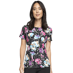 Top Diseño Mujer con Cuello Redondo CK609