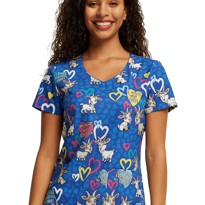 Top Diseño Mujer con Cuello en V DK852 1