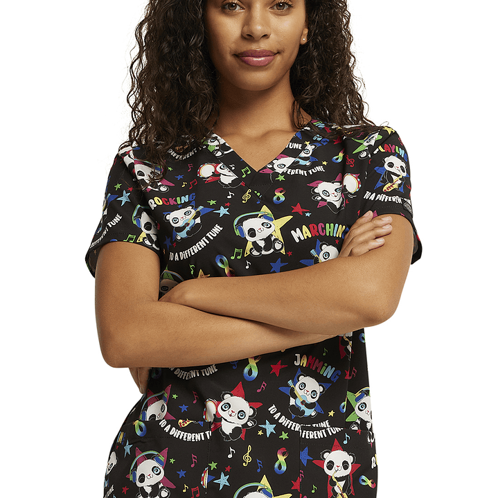 Top Diseño Mujer con Cuello en V DK717 1