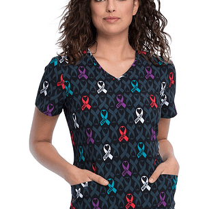 Top Diseño Mujer con Cuello en V CK637