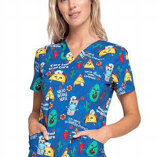 Top Diseño Mujer con Cuello en V CK652