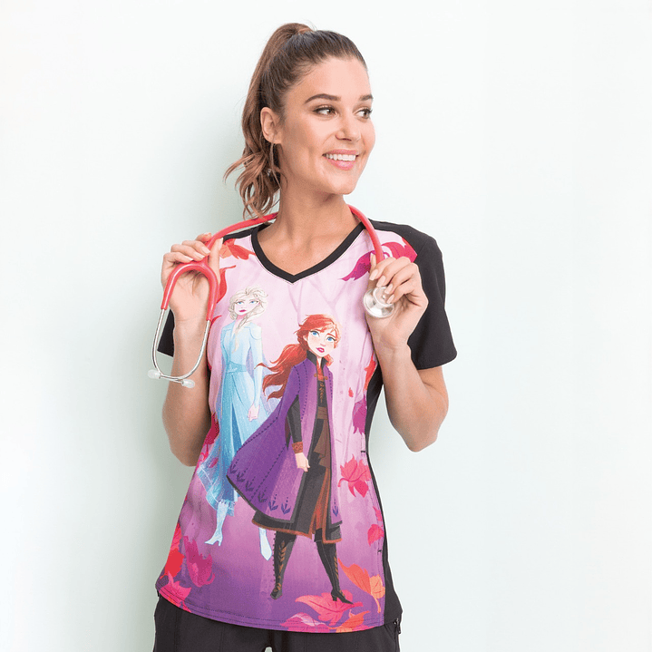 Top Diseño Mujer con Cuello en V TF637 2