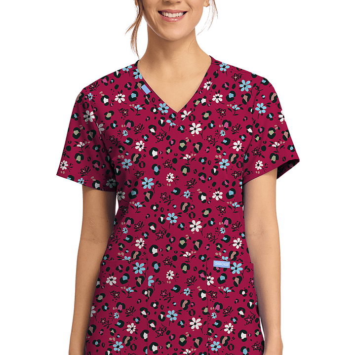 Top Diseño Mujer con Cuello en V CK856 1