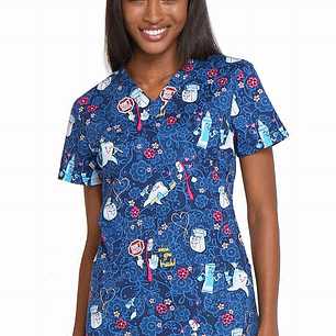 Top Diseño Mujer con Cuello en V DK704