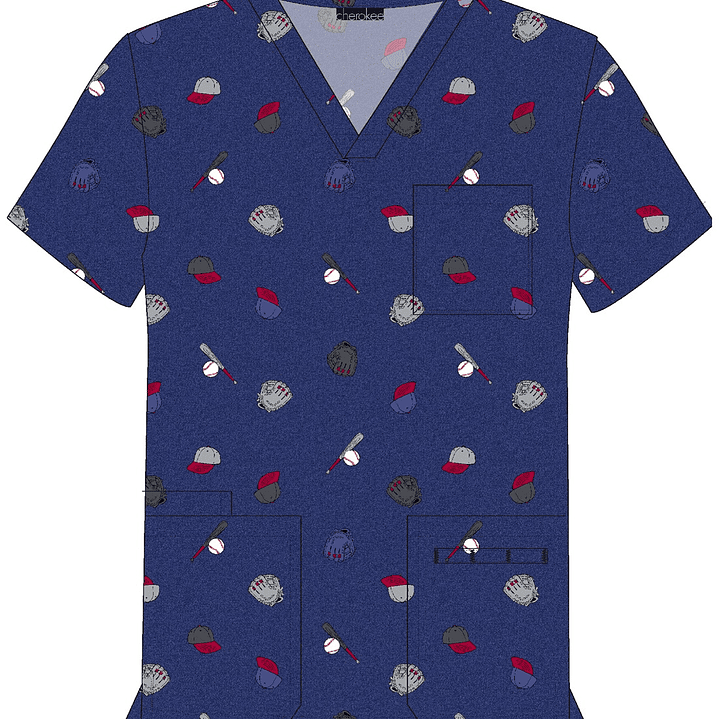 Top Diseño Hombre con Cuello en V CK691 1