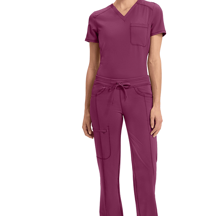 Pantalón Mujer de Pierna Recta con Cordón Ajustable 1123A 30