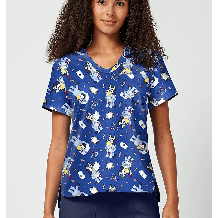 Top Diseño Mujer con Cuello en V TF797 1