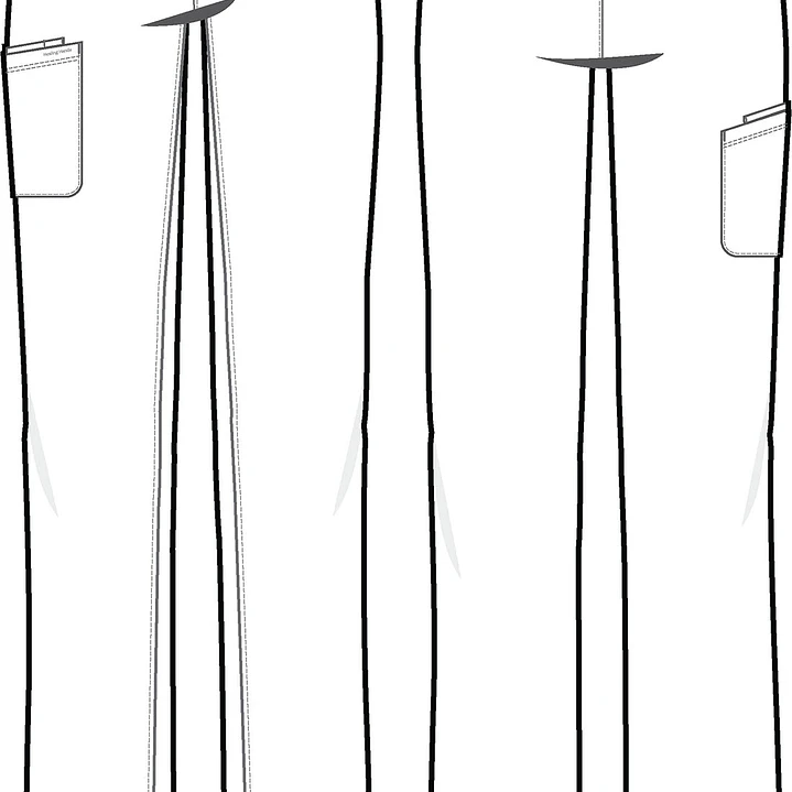 Pantalón Mujer con Cintura Elástica HH9560 13