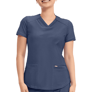 Top Mujer Con Cuello en V CK840