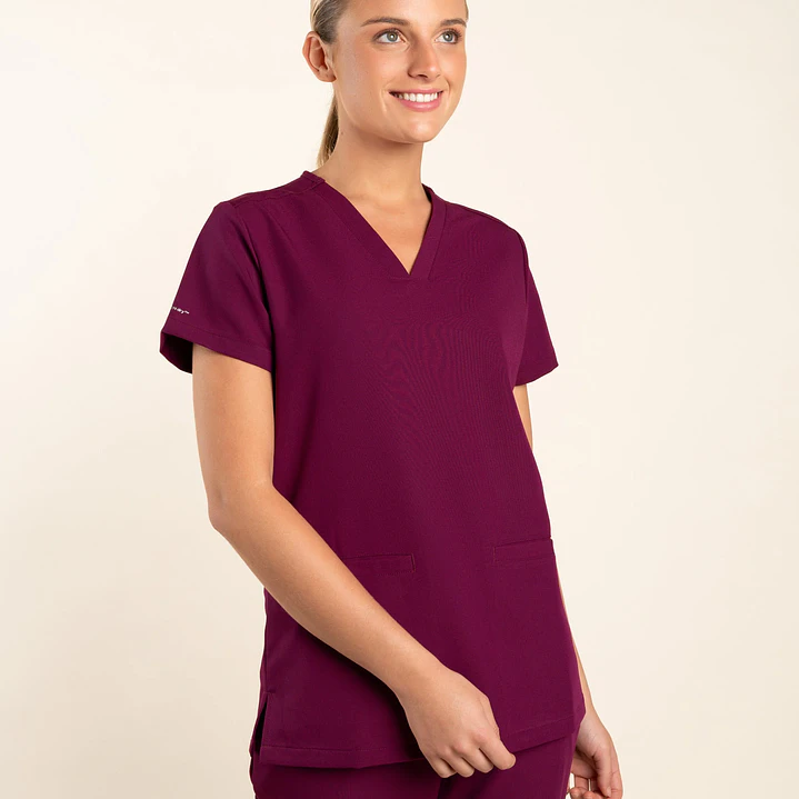 Top Mujer Estilo Cuello en V MT-29 AQUA 11