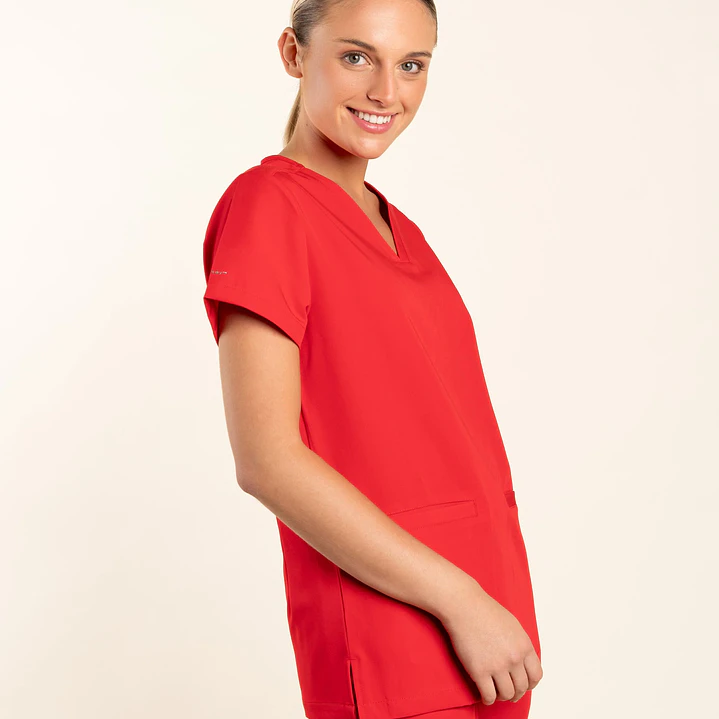Top Mujer Estilo Cuello en V MT-29 AQUA 5