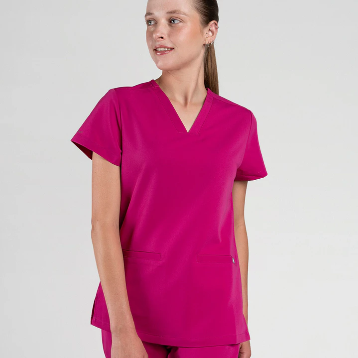 Top Mujer Estilo Cuello en V MT-29 AQUA 1