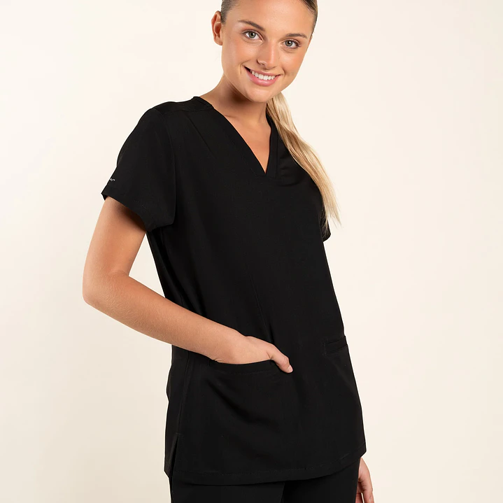 Top Mujer Estilo Cuello en V MT-29 AQUA 3
