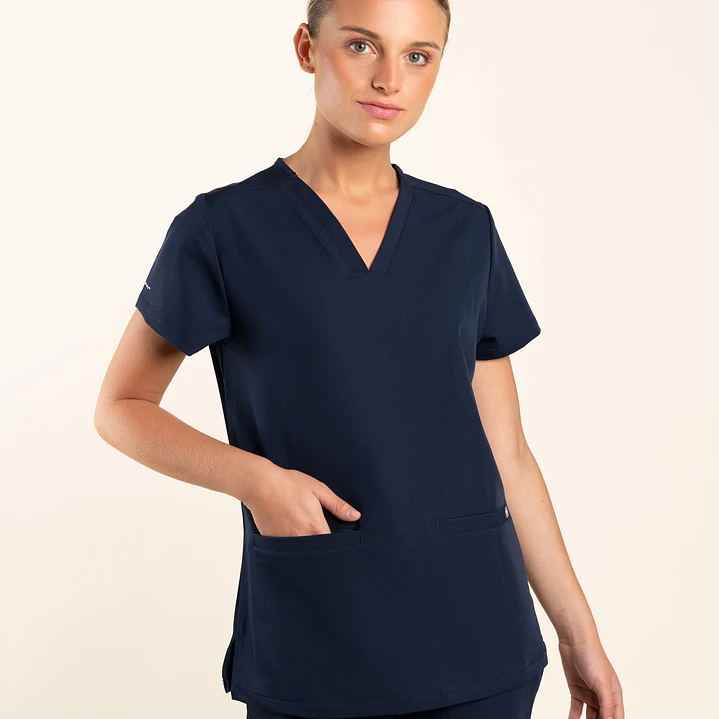 Top Mujer Estilo Cuello en V MT-29 AQUA 9