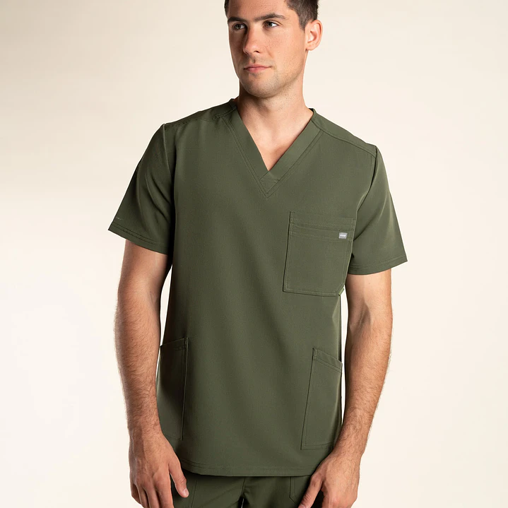 Top Hombre de Cuello en V SCORPI  HT-29 AQUA 16