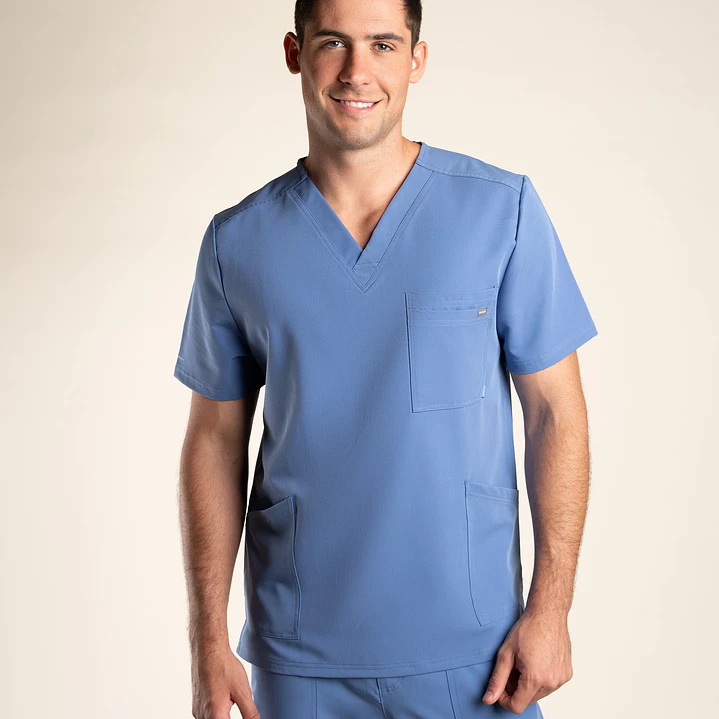 Top Hombre de Cuello en V SCORPI  HT-29 AQUA 13