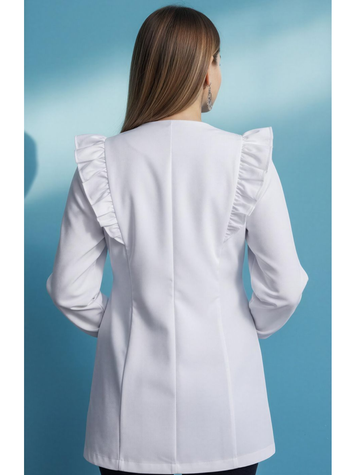 Chaqueta Clínica con Vuelos  3