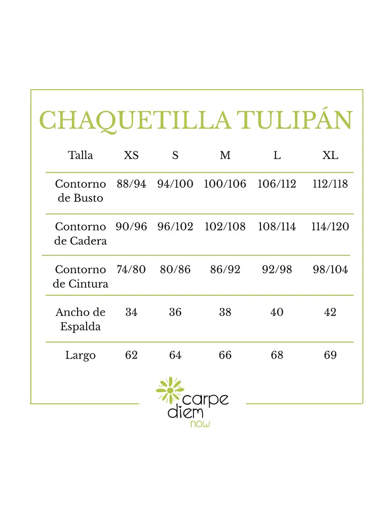 Chaquetilla Clínica Tulipán  8