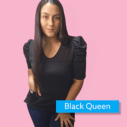 Diseño Queen M&Q® uniforms Black