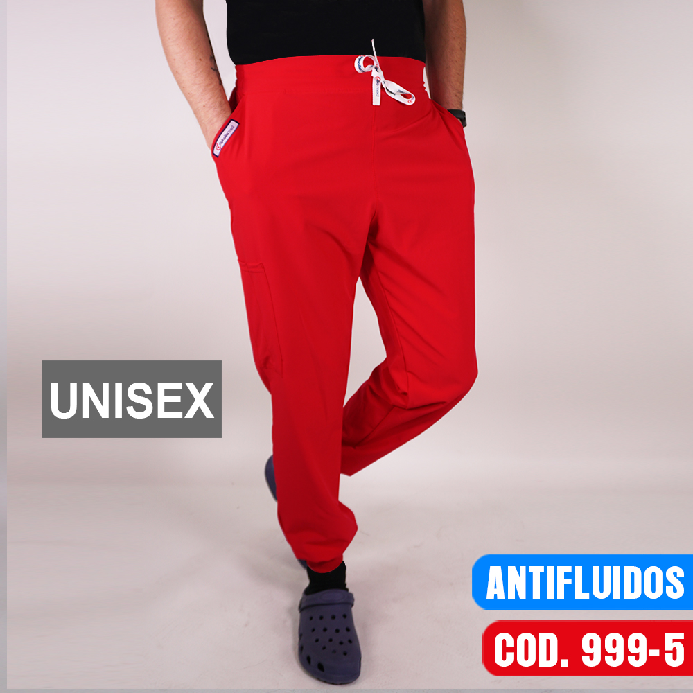 Jogger Antifluido Unisex Rojo