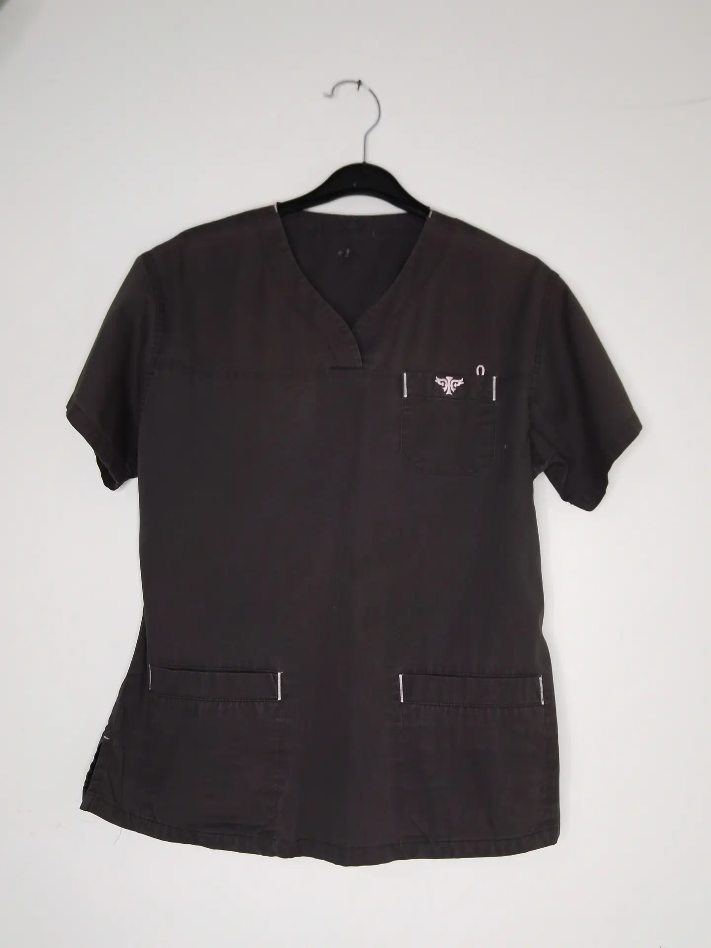 Delantal cafe grisaseo talla XS 1