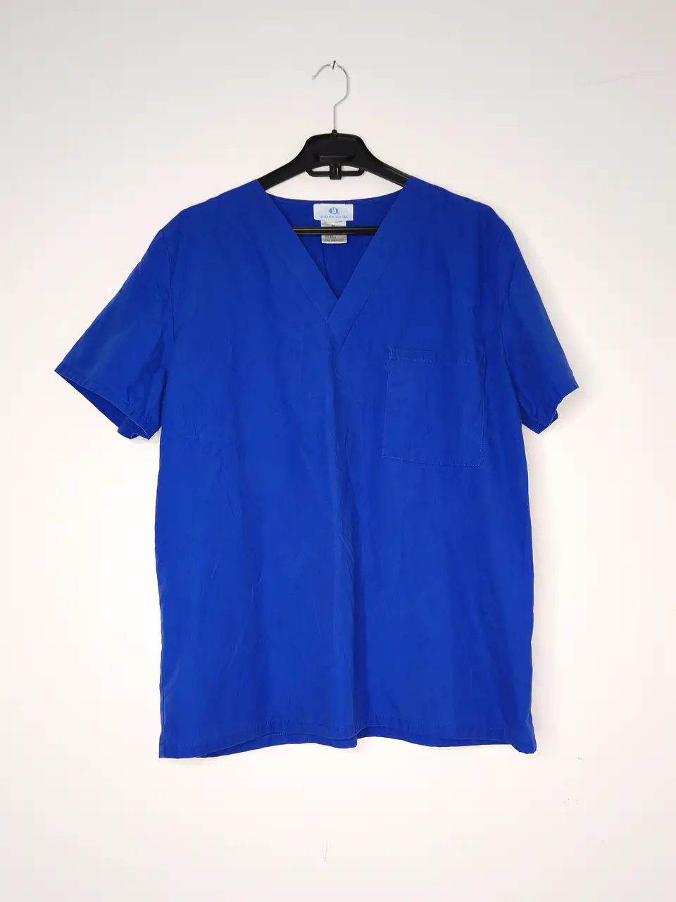 Delantal azul rey talla S 1