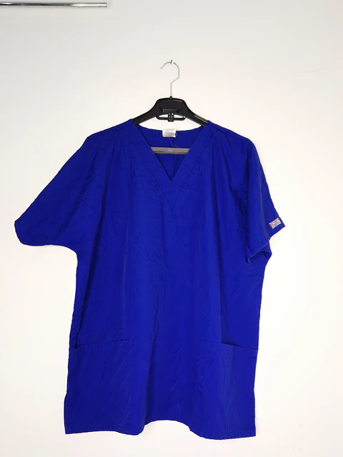 Delantal azul rey talla M