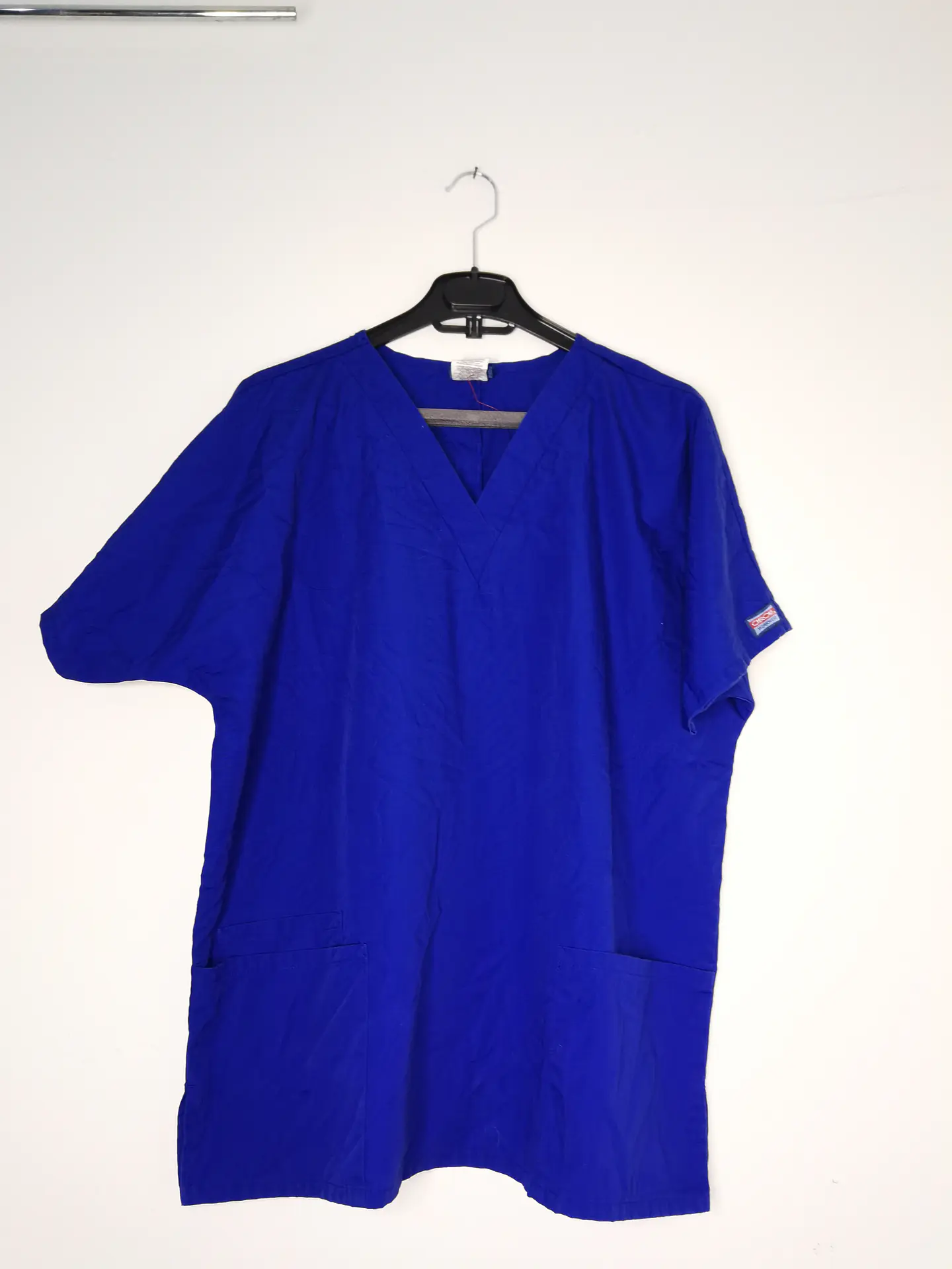Delantal azul rey talla M 1