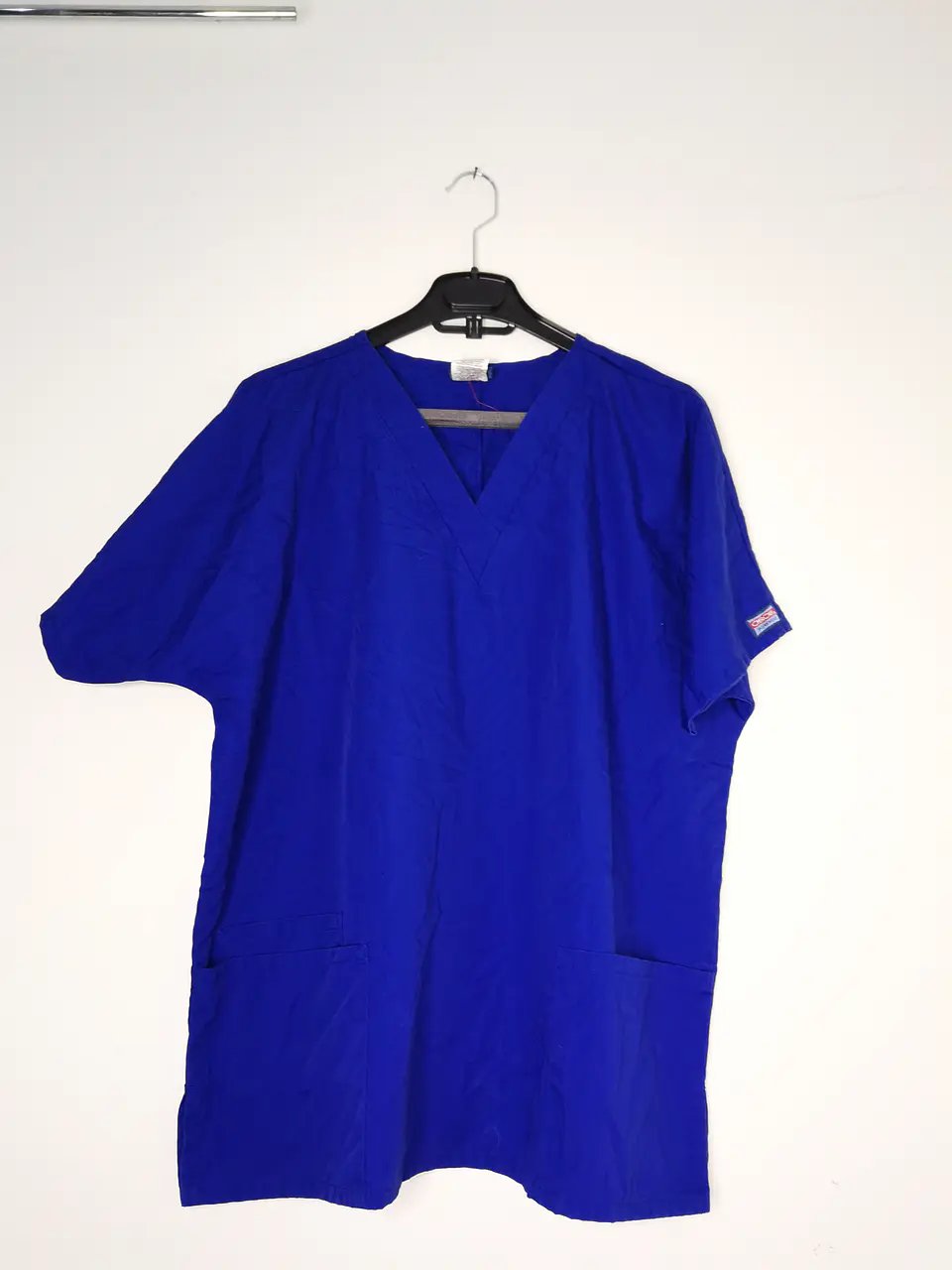 Delantal azul rey talla M 1