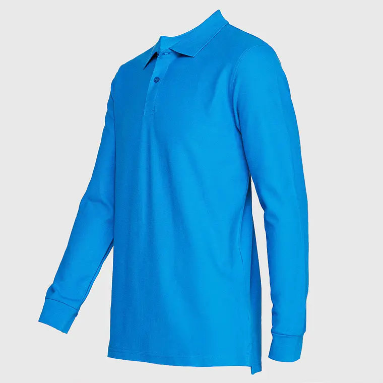 Polera pique manga larga hombre 3