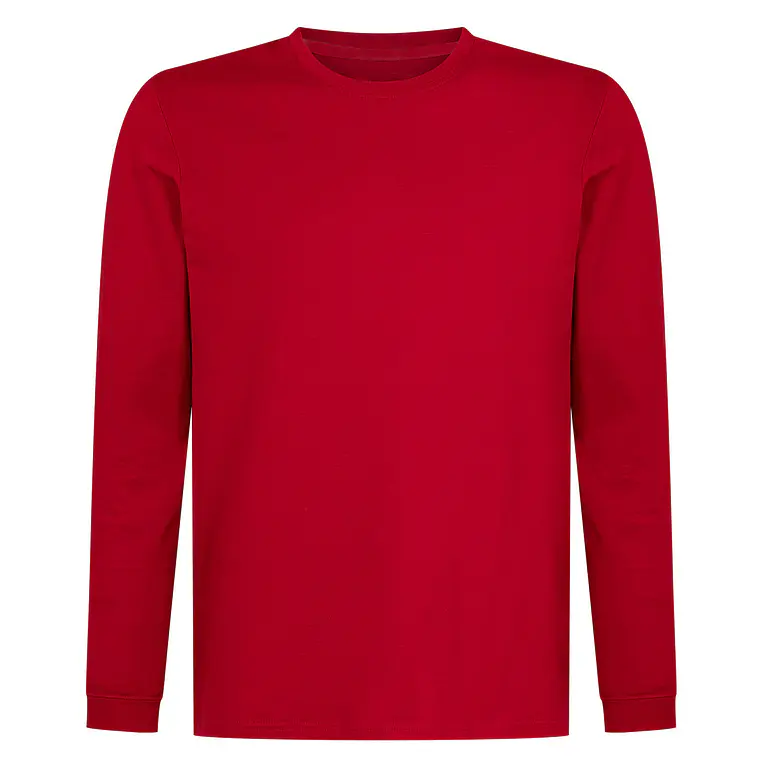 Polera cuello polo algodón o manga larga unisex 7