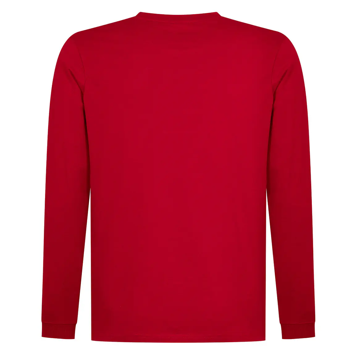 Polera cuello polo algodón o manga larga unisex 8