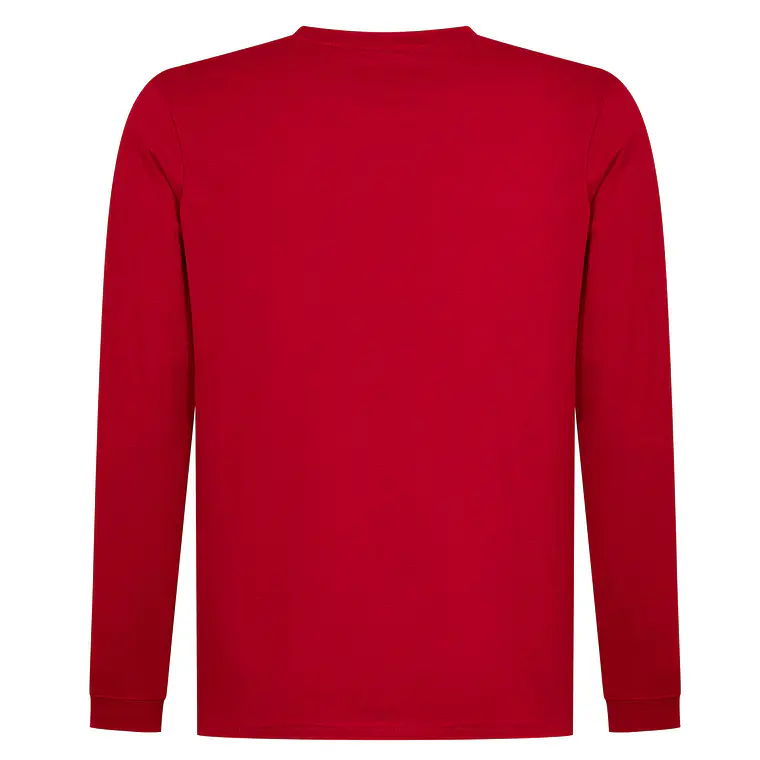 Polera cuello polo algodón o manga larga unisex 8