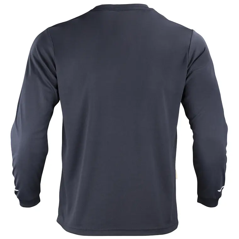 Polera cuello polo dryfit  manga larga unisex 10