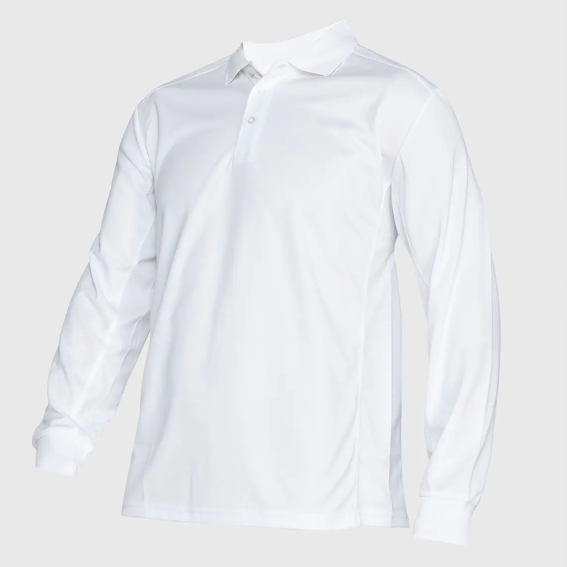 Polera cuello camisero dryfit  manga larga hombre 2