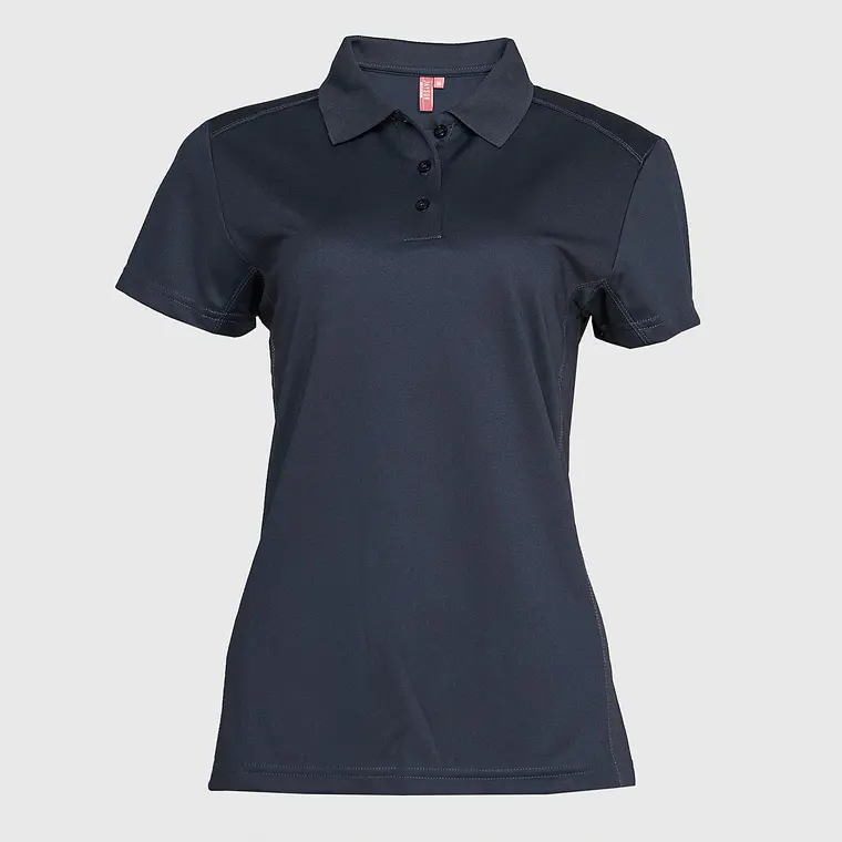 Polera cuello camisero dryfit manga corta mujer 4