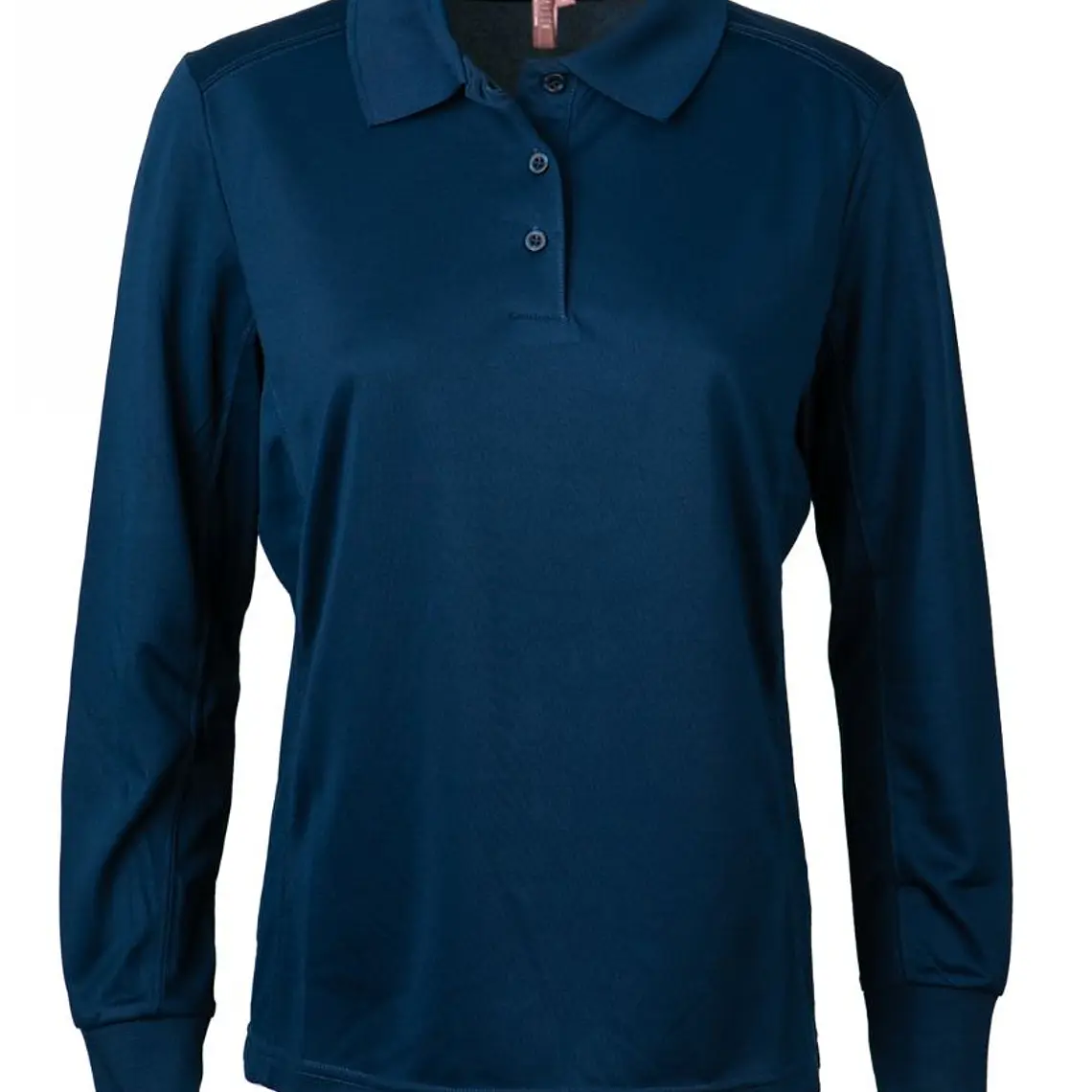 Polera cuello camisero dryfit  manga larga mujer 16