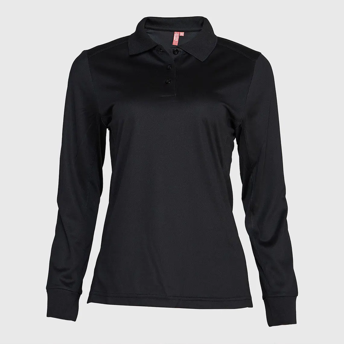 Polera cuello camisero dryfit  manga larga mujer 4