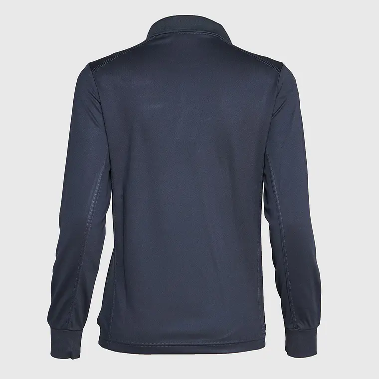 Polera cuello camisero dryfit  manga larga mujer 12