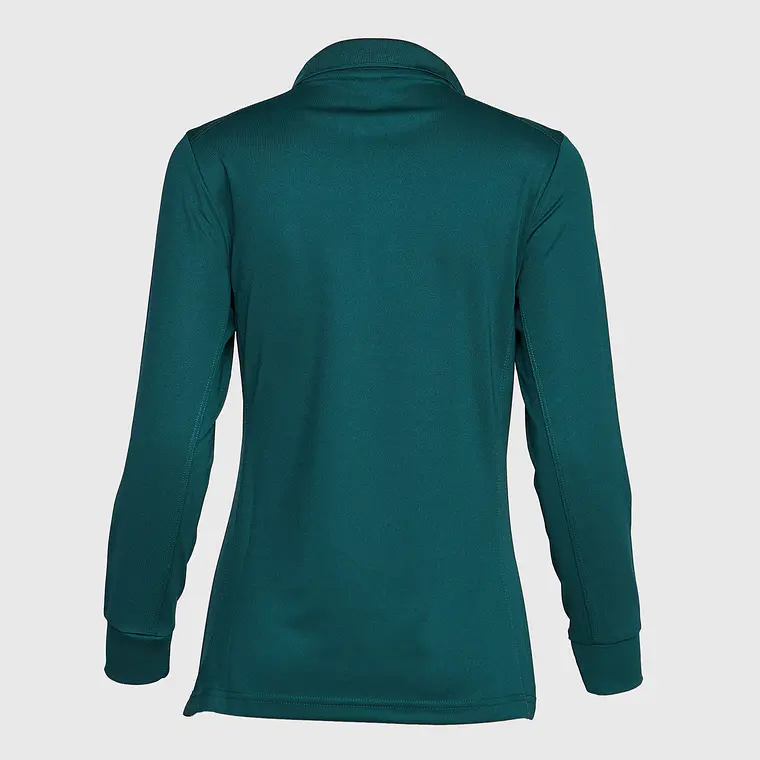 Polera cuello camisero dryfit  manga larga mujer 20