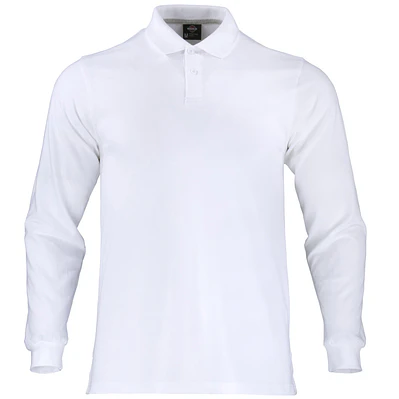 Polera cuello camisero dryfresh manga larga hombre