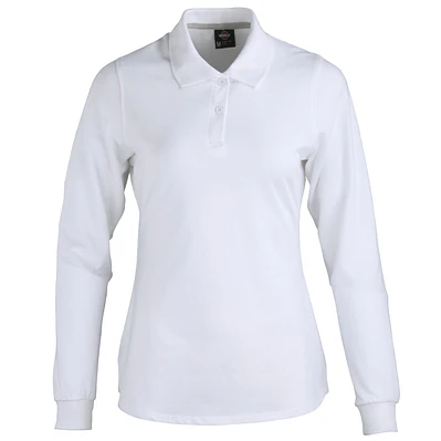 Polera cuello camisero dryfresh manga larga mujer