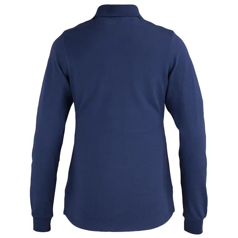 Polera cuello camisero dryfresh manga larga mujer 14