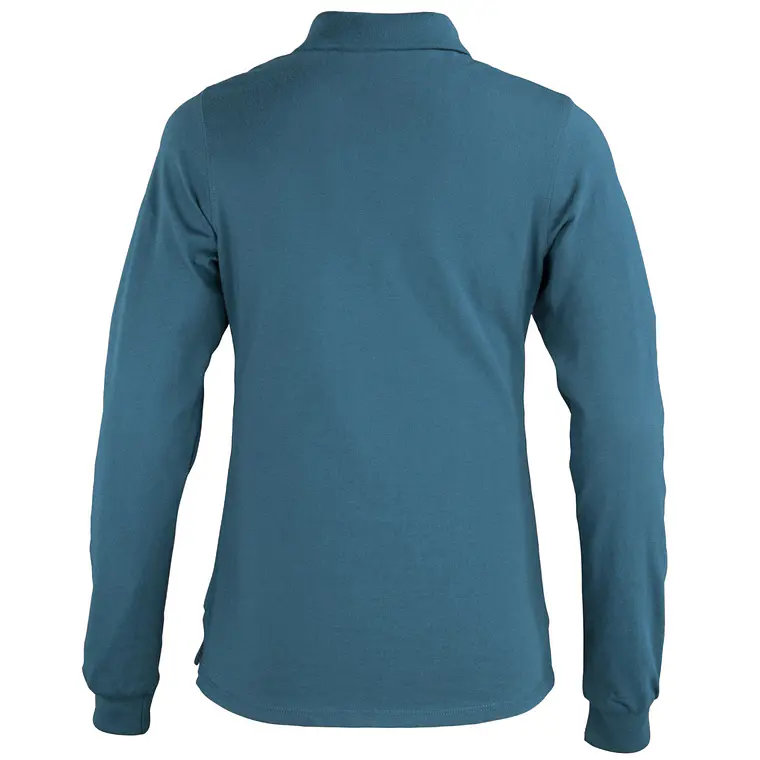 Polera cuello camisero dryfresh manga larga mujer 12