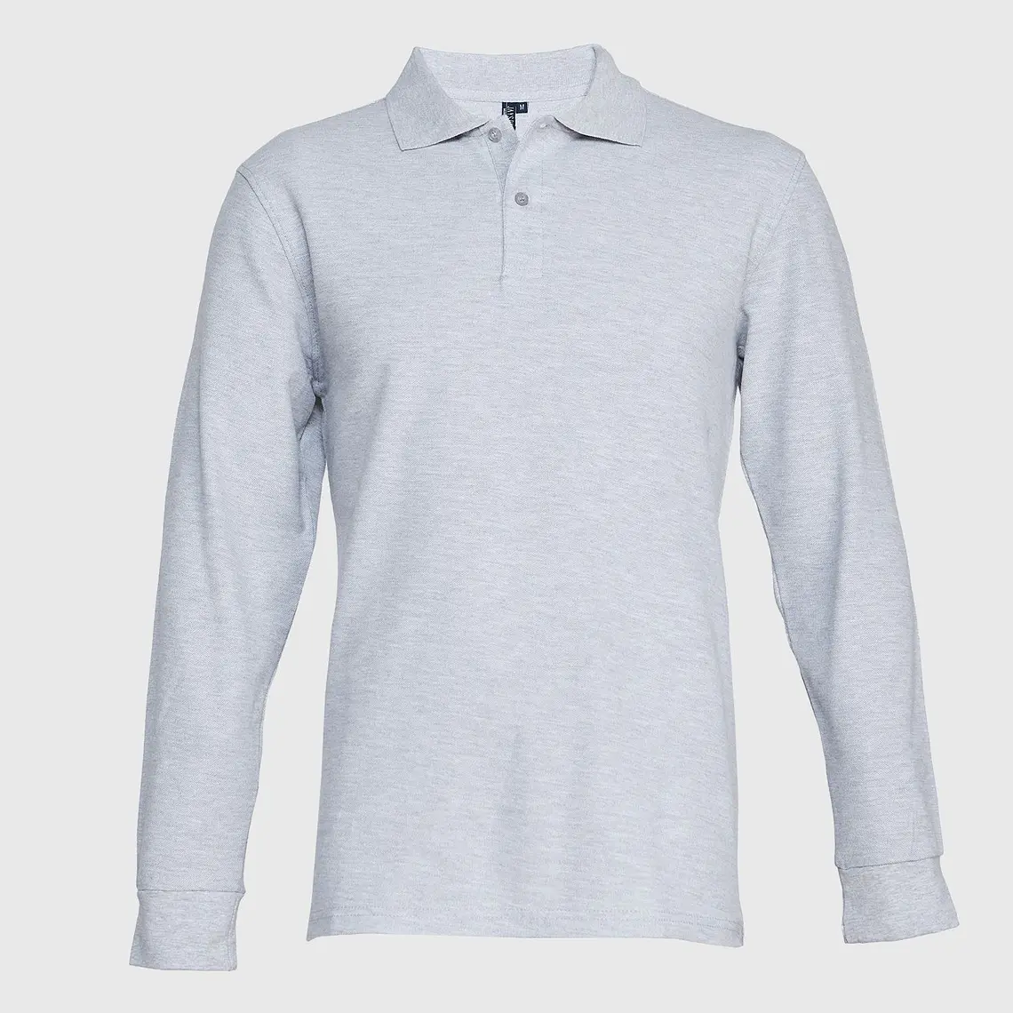 Polera pique manga larga hombre 9