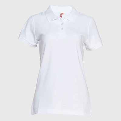 Polera pique  manga corta mujer