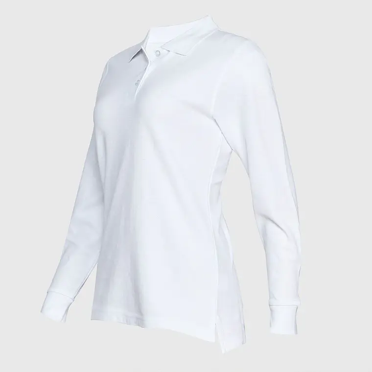 Polera pique manga larga mujer 2