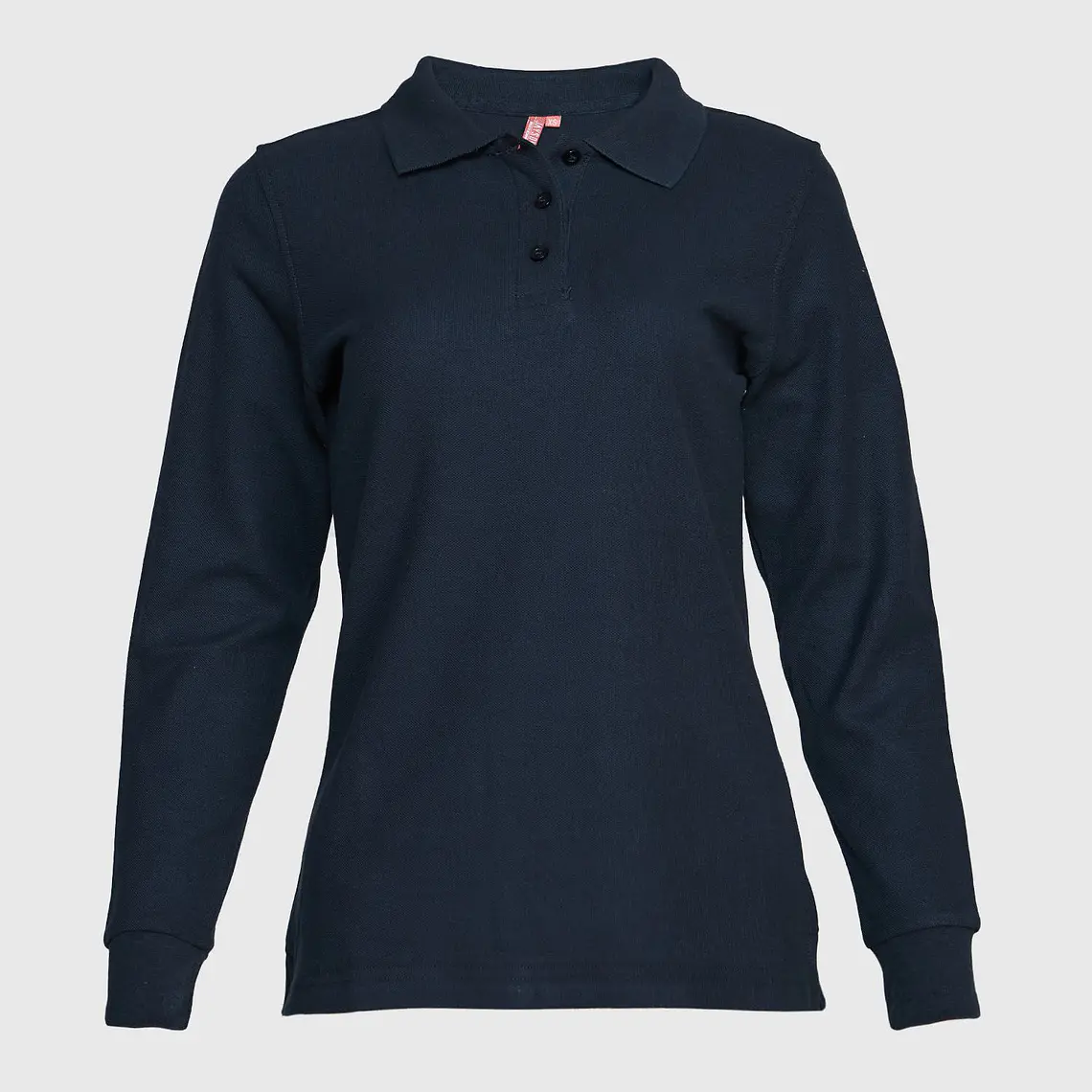 Polera pique manga larga mujer 16