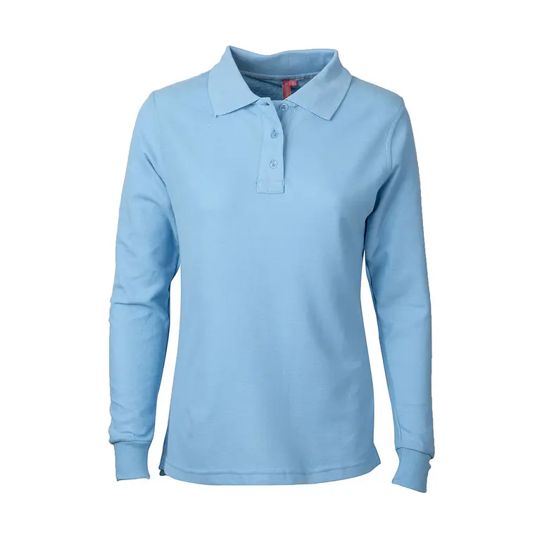 Polera pique manga larga mujer 25